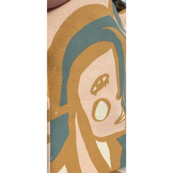 Dazey LA Size Small Colorful Artsy We Are One Crop Sports Bra Anthropologie Boho - Picture 8 of 8